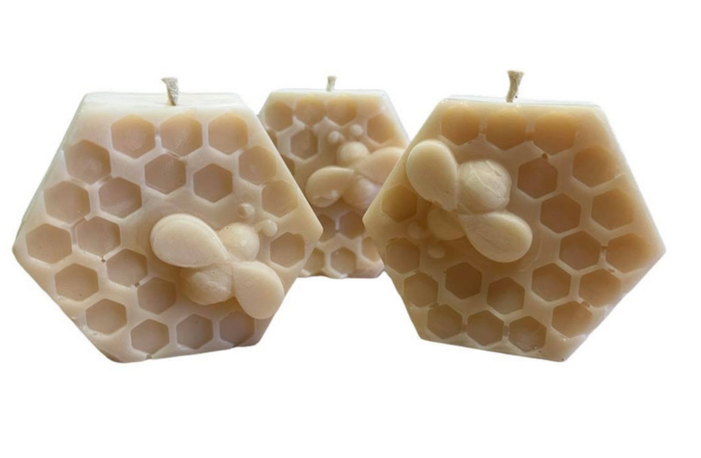 Honey Comb Candles (set of 3)