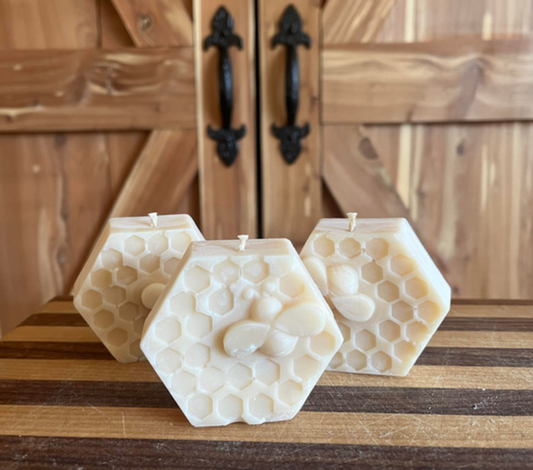 Honey Comb Candles (set of 3)